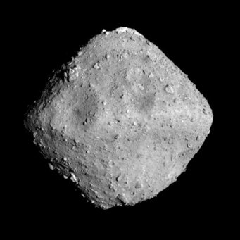 Double pyramid in space: The near-Earth asteroid Ryugu apparently orginiated far away from the Sun at the edge of the Solar System.