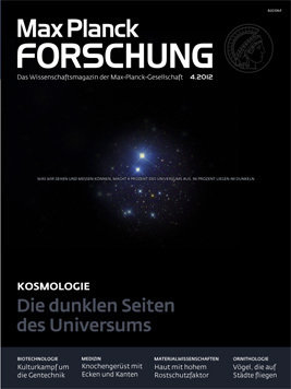 MaxPlanck Forschung 4/2012: Kosmologie